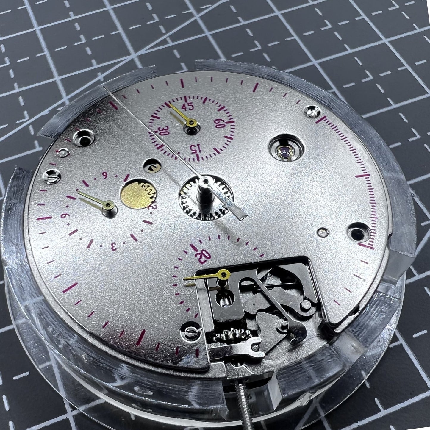 Seagull mechanische Manuelle Uhr ST1903 mit 24-Stunden Anzeige, stilvolles Uhrwerk aus Tianjin