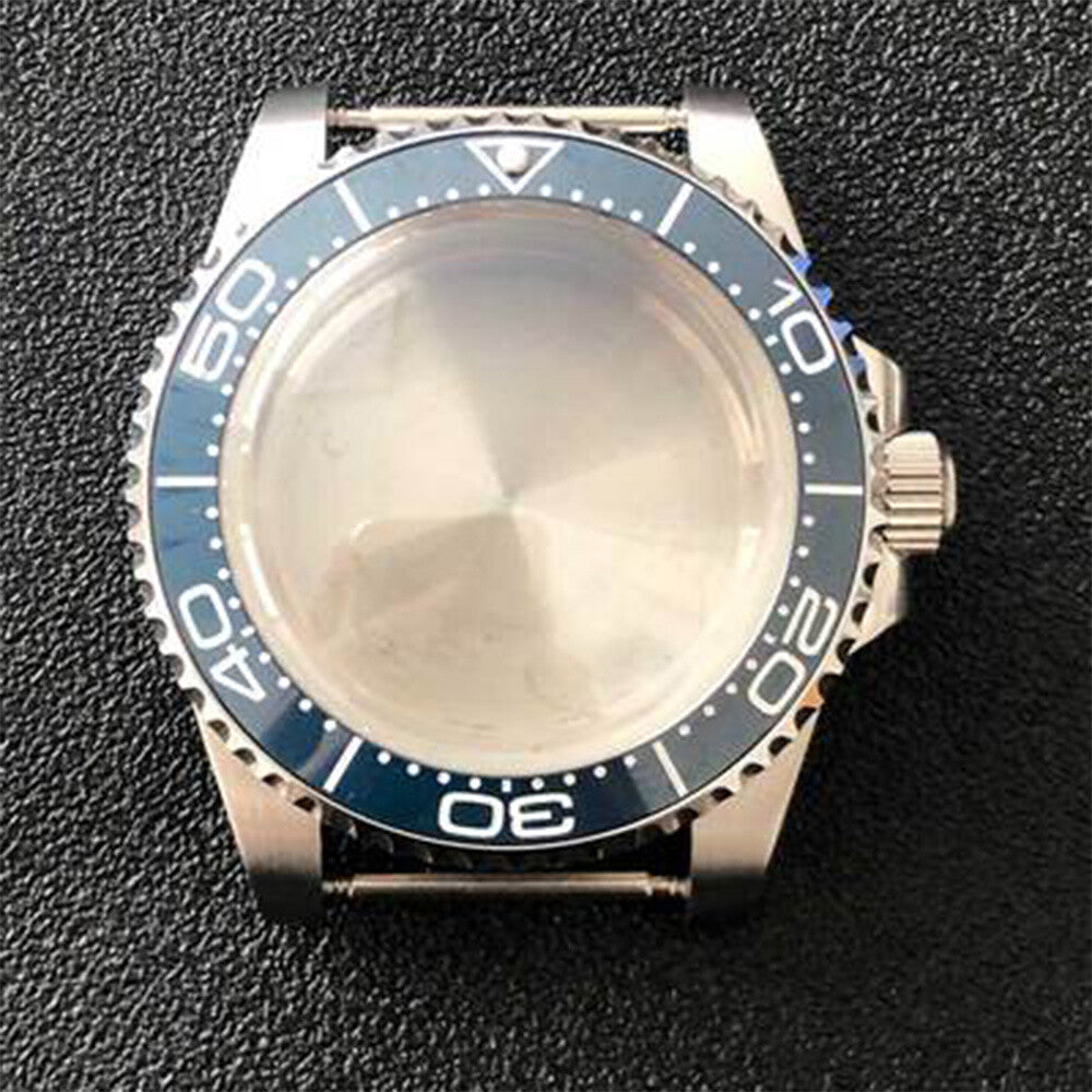 316L Edelstahl Uhrengehäuse SUB Convex Saphirglas 40mm Für NH35/NH36 