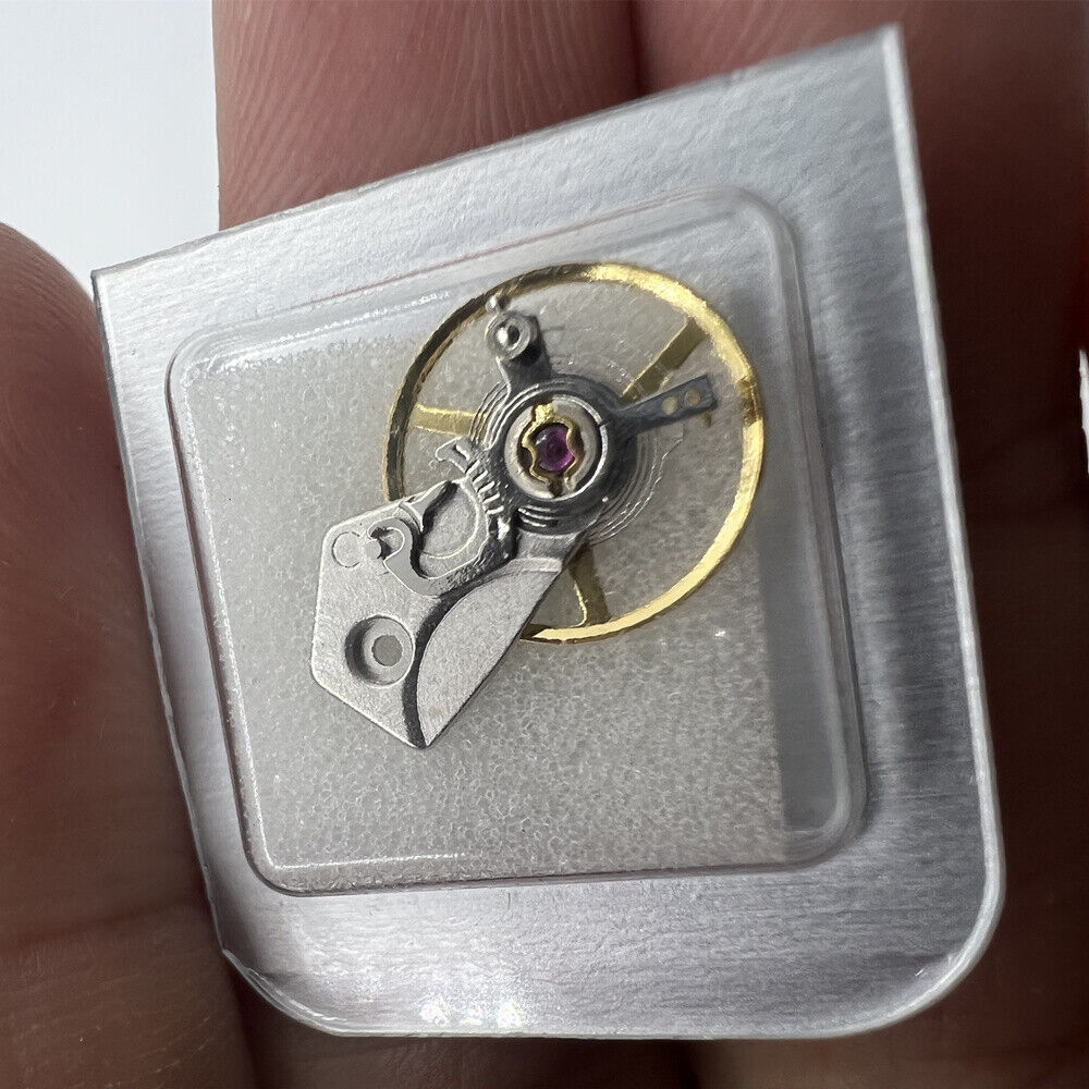 Complete Balance Wheel with Splint for China Made Dandong 7750 watch movement, precise timing component.