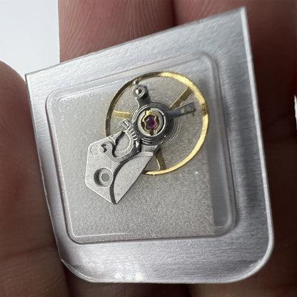 Complete Balance Wheel with Splint for China Made Dandong 7750 watch movement, precise timing component.