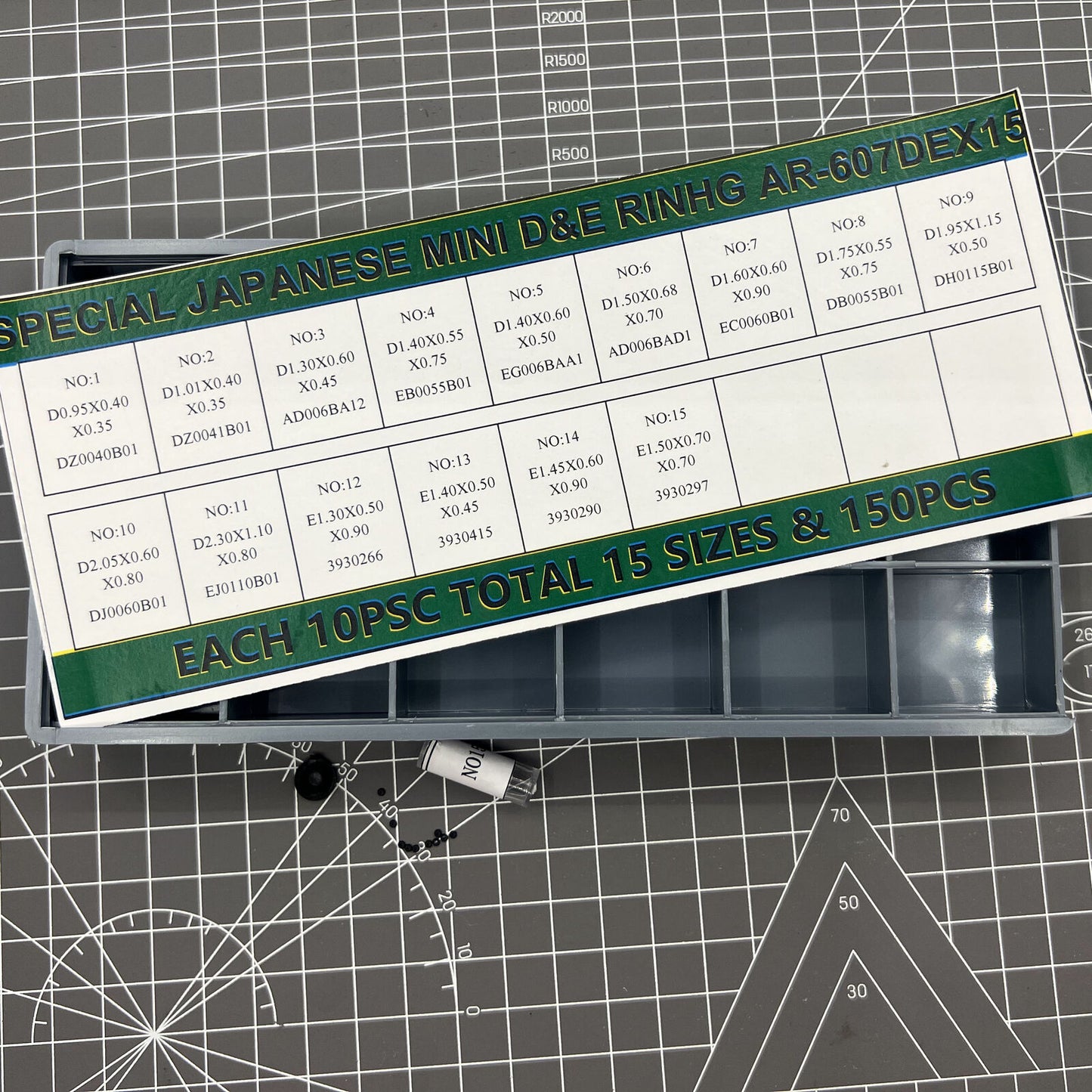 Japan Special Glass crystal crown seal gasket for D&E ring watch, ensuring waterproof durability and secure fit.
