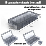 Plastic Container Box for Tools Case Screw Jewelry PartsTransparent Storage