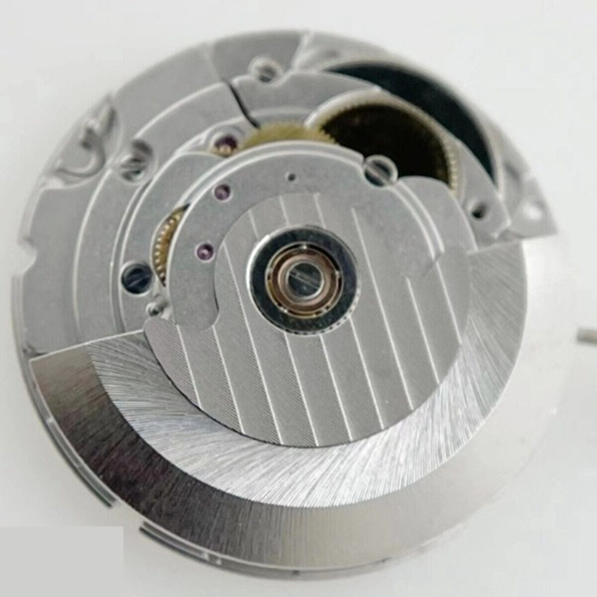 Seagull 2824 automatic mechanical watch movement featuring black date wheel at 6 o'clock, China made precision.