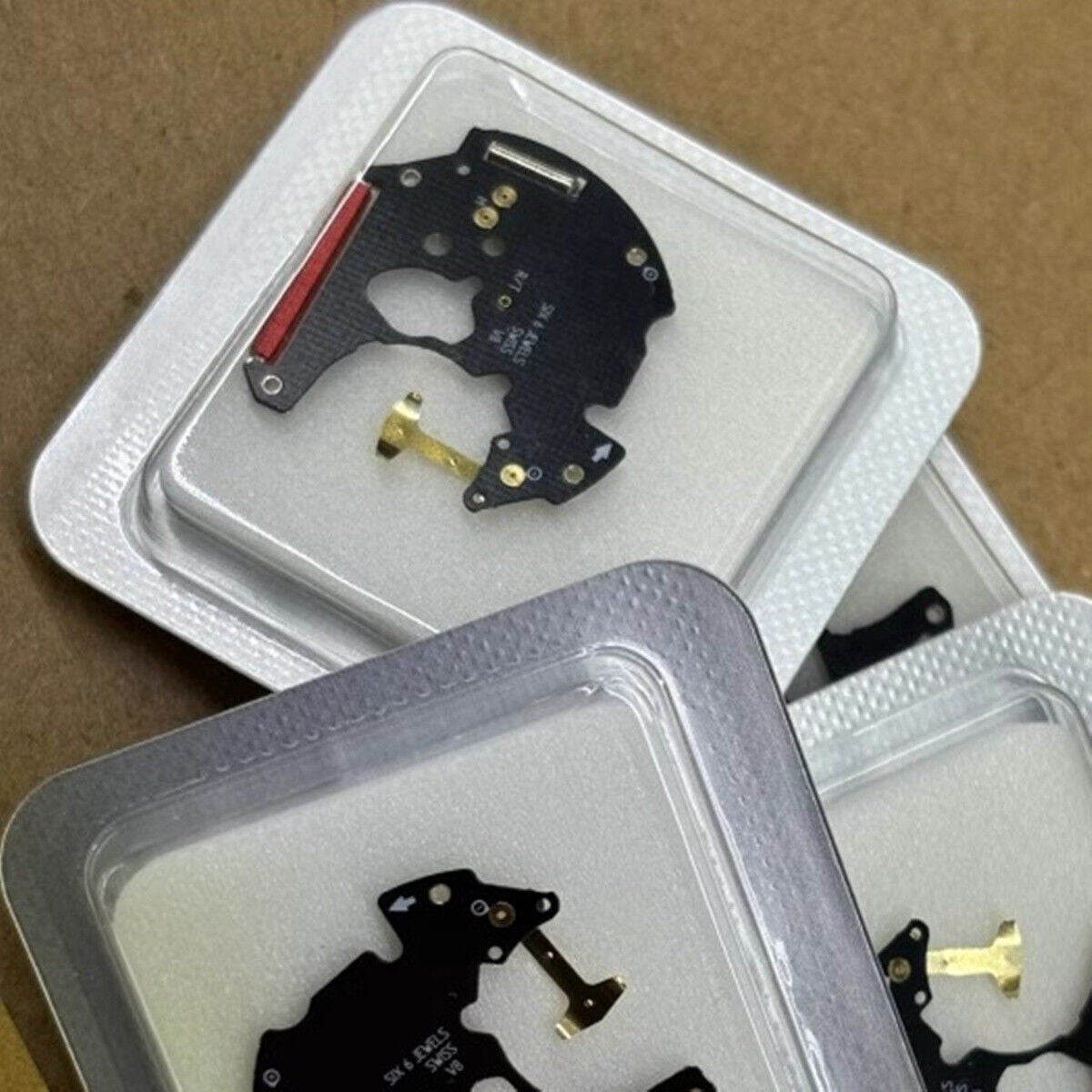 Swiss Made ETA 255.411 sealed circuit board, watch part for precise movement repair and replacement.