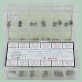 24 PIECES 12 Sizes Titanium Watch Crown Assortment Kit Watch Repair Parts