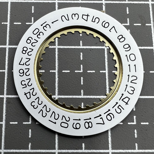 White Date Disk Wheel Date Wheel Date At 4 for MovementRonda 5040D 5030D