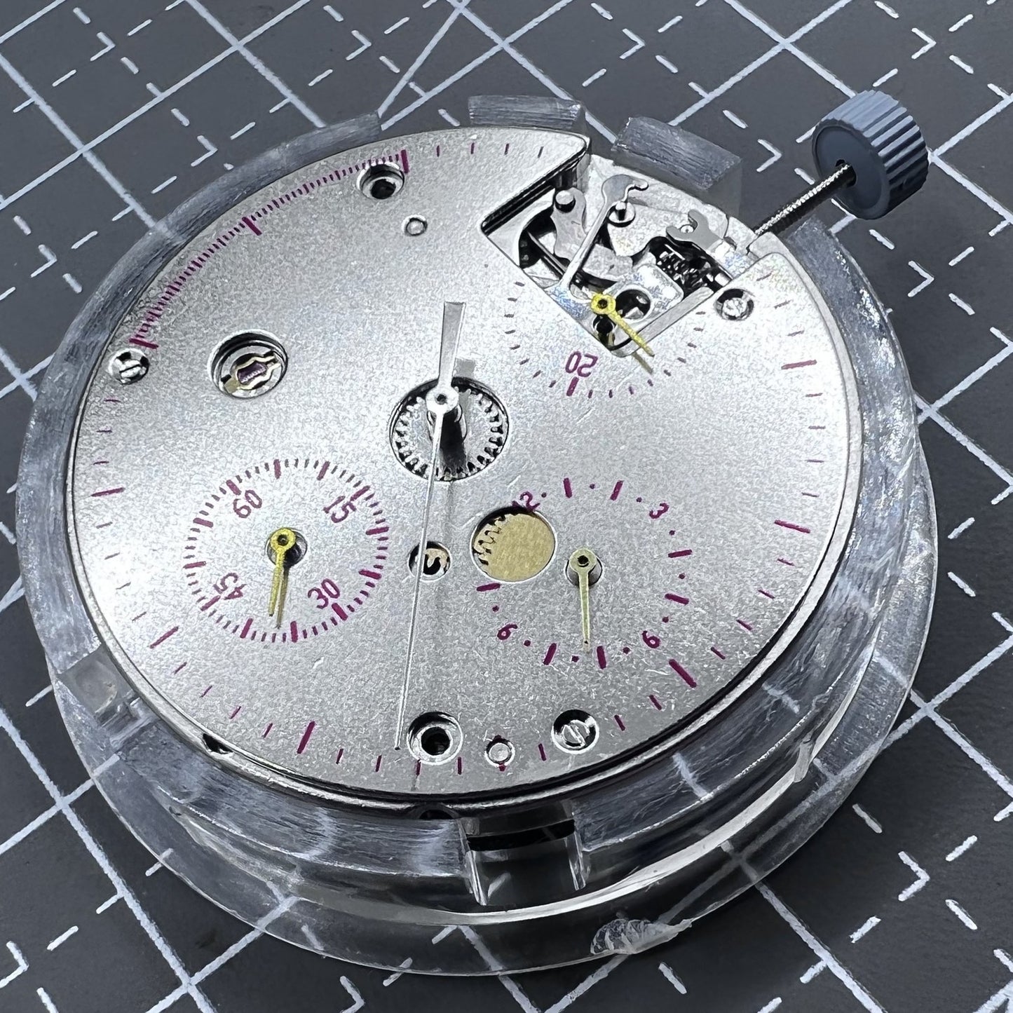 Seagull mechanische Manuelle Uhr ST1903 mit 24-Stunden Anzeige, stilvolles Uhrwerk aus Tianjin