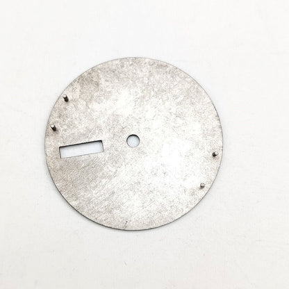 Green luminous black watch dial for NH36 4R36 movement, enhancing low-light visibility for watch repairs.