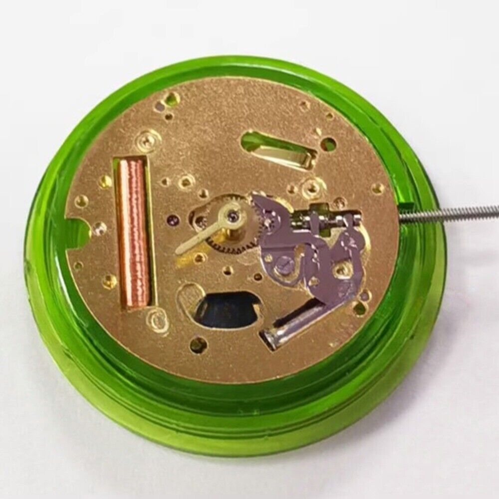 Swiss Made ISA 238 quartz movement for watch repair with three hands, no calendar function.