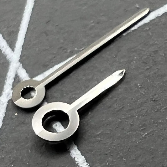 Black 2 hands for Ronda 751 quartz watch movement, sleek design for precise timekeeping.