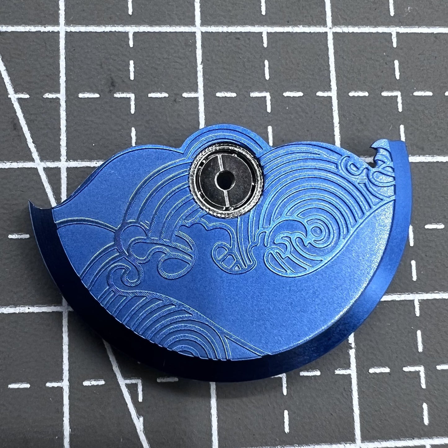 Blue Modified Auspicious Cloud Rotor Oscillating Weight for Movement NH35 NH36