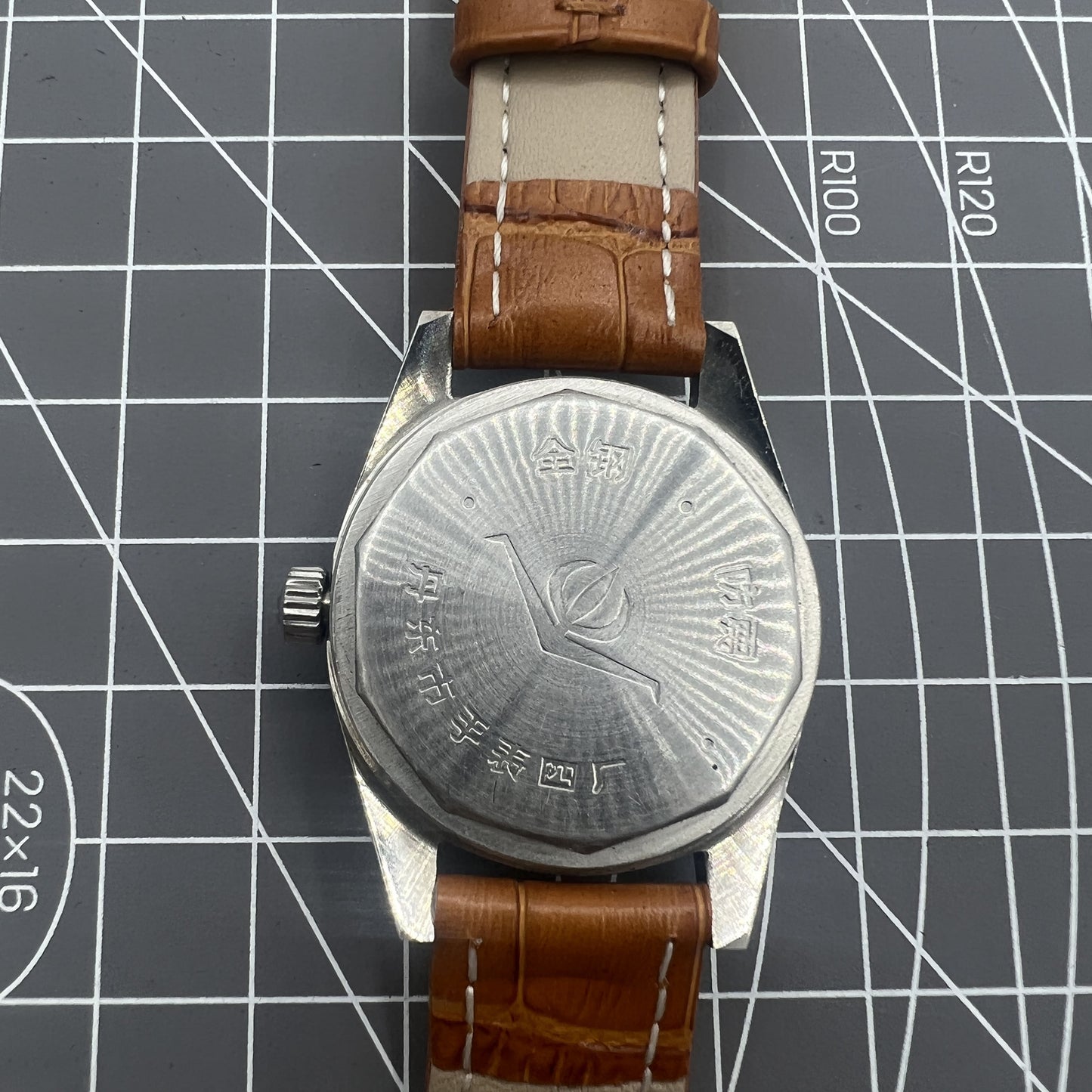32mm China Chunlan Manual Mechanical Watch 17 Jews Silver Dial Silver Nail