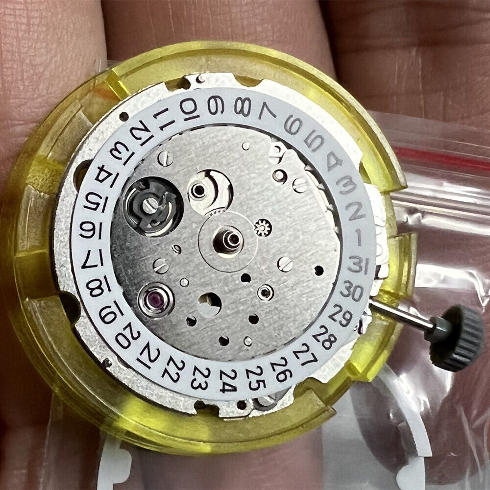 Miyota / Citizen 8215 Silver Plated Japan Automatic Mechanical Movement