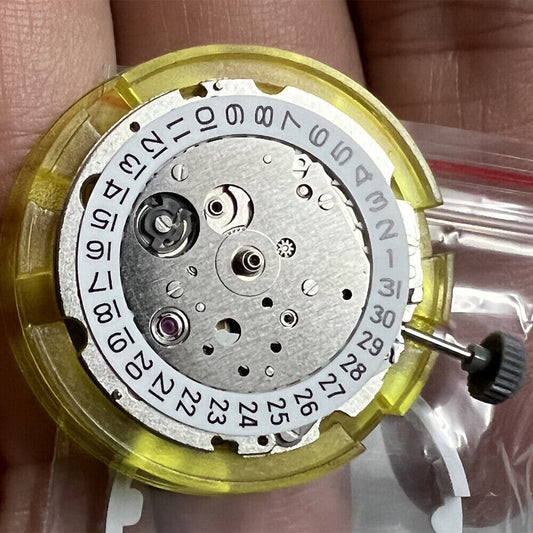 Miyota / Citizen 8215 Silver Plated Japan Automatic Mechanical Movement