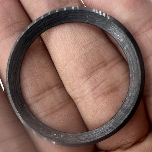 38 mm schwarze Keramik-Uhrenlünette für GMT-Herrenuhren, Zubehör, Uhrenreparaturteil