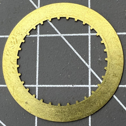 Black Date Disk Wheel showing date at 3 o'clock, Swiss Made ETA2824 movement part.