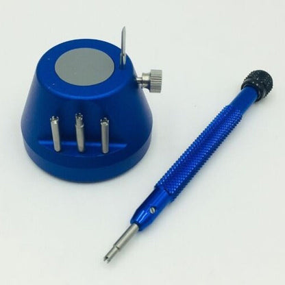 RICHARD MILLE stainless steel watch screwdriver set with precision tips for RM watch repairs and adjustments.
