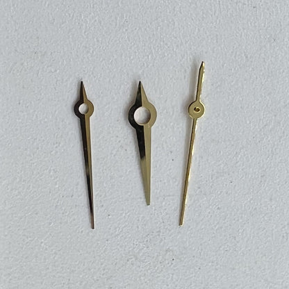 Uhrzeiger Golden für Ronda 785 3 Zeiger Quarzuhrwerk Nr. 9
