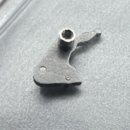 Setting lever for Omega 3303 3313 Swiss watch movement, precision repair part for timepiece maintenance.
