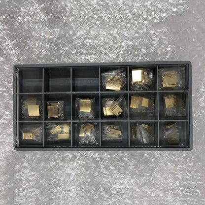 Double Slot Clip Buckle for Metal Watch Bands Size:2.2mm~16mm 15 Sizes 45PCS/Box
