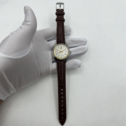 HONGLIAN 32mm manual mechanical watch with 17 jewels, Roman numeral dial, classic design.