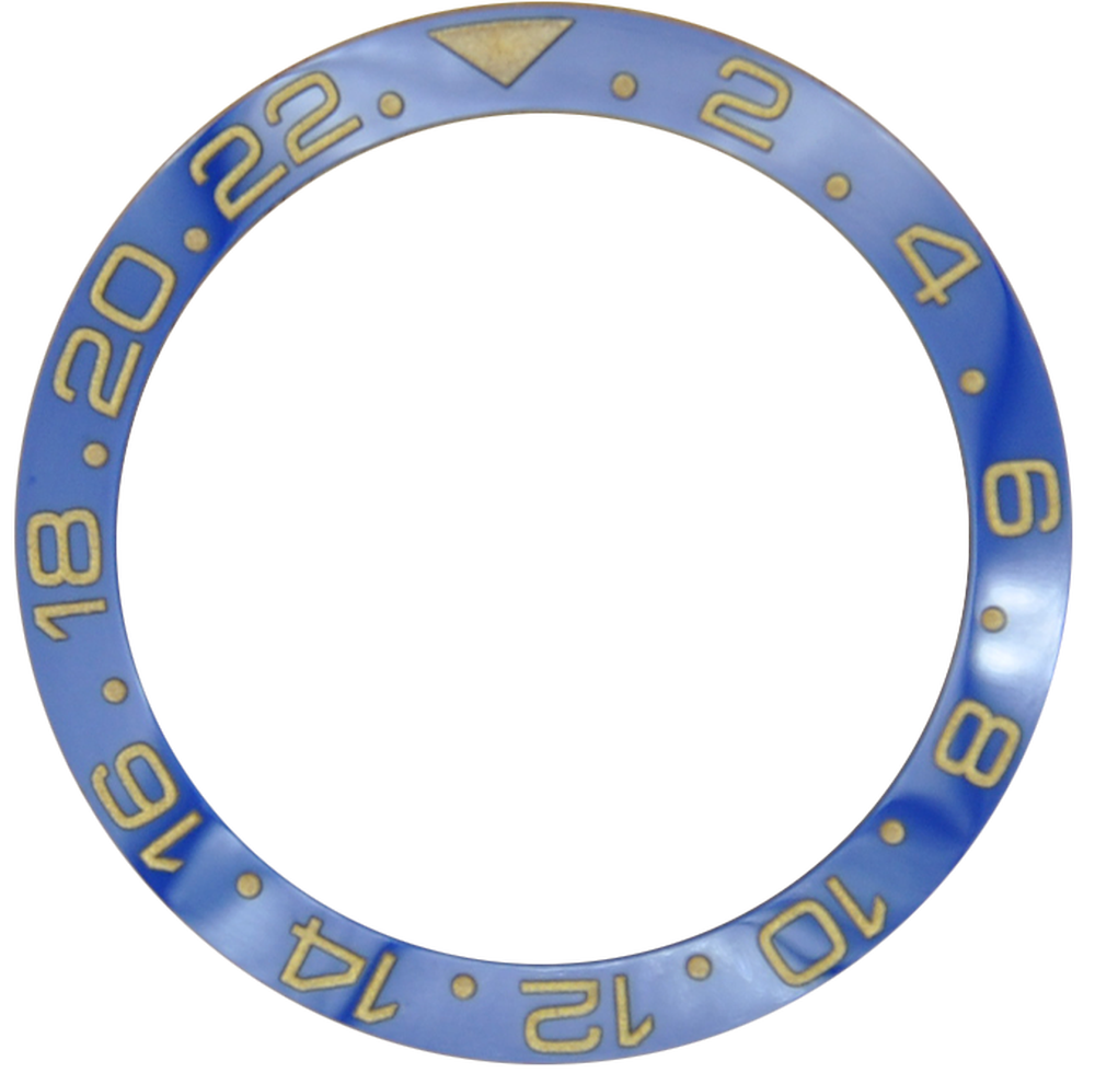 38 mm Uhrenring, Keramik-Lünetteneinsatzring für GMT-Uhr, 40 mm Gehäuse