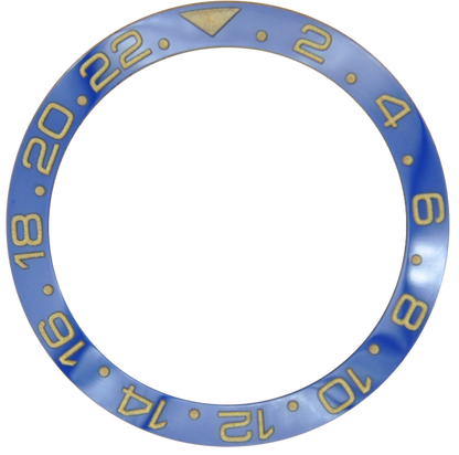 38 mm Uhrenring, Keramik-Lünetteneinsatzring für GMT-Uhr, 40 mm Gehäuse