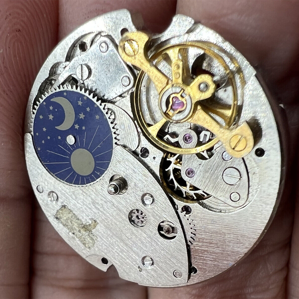 Automatic mechanical watch movement by China Made, perfect for watch repair and disassembly practice.