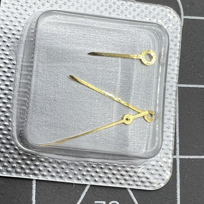 2er Set goldene Uhrenzeiger Stunden Minuten Sekunden für 955 112 Uhrwerk