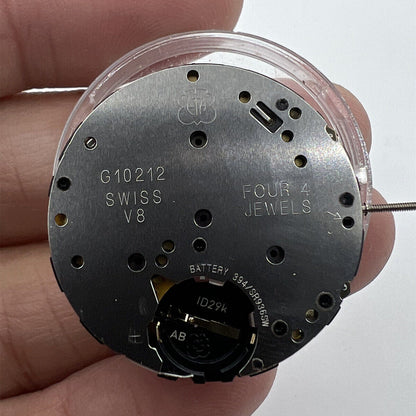 ETA G10.212 watch movement showcasing Swiss quartz 3 hands with date feature for precise timekeeping.