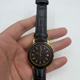 37mm Automatic Mechanical Watch 33 Jews Black Dial with Golden Roman Numerals