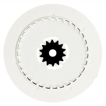 Red font date disk wheel for NH36 movement, date at 3.8, Japan Made for precise watch repair.