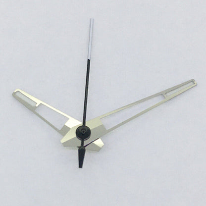 Green luminous watch hands with silver trim compatible with China Made 8215/2813 Miyota 8N24 movements.