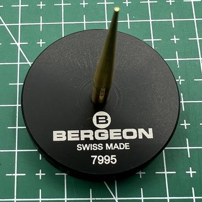 Swiss Bergeon 7995 balance cock holding tool for precise watch repair and assembly accessories