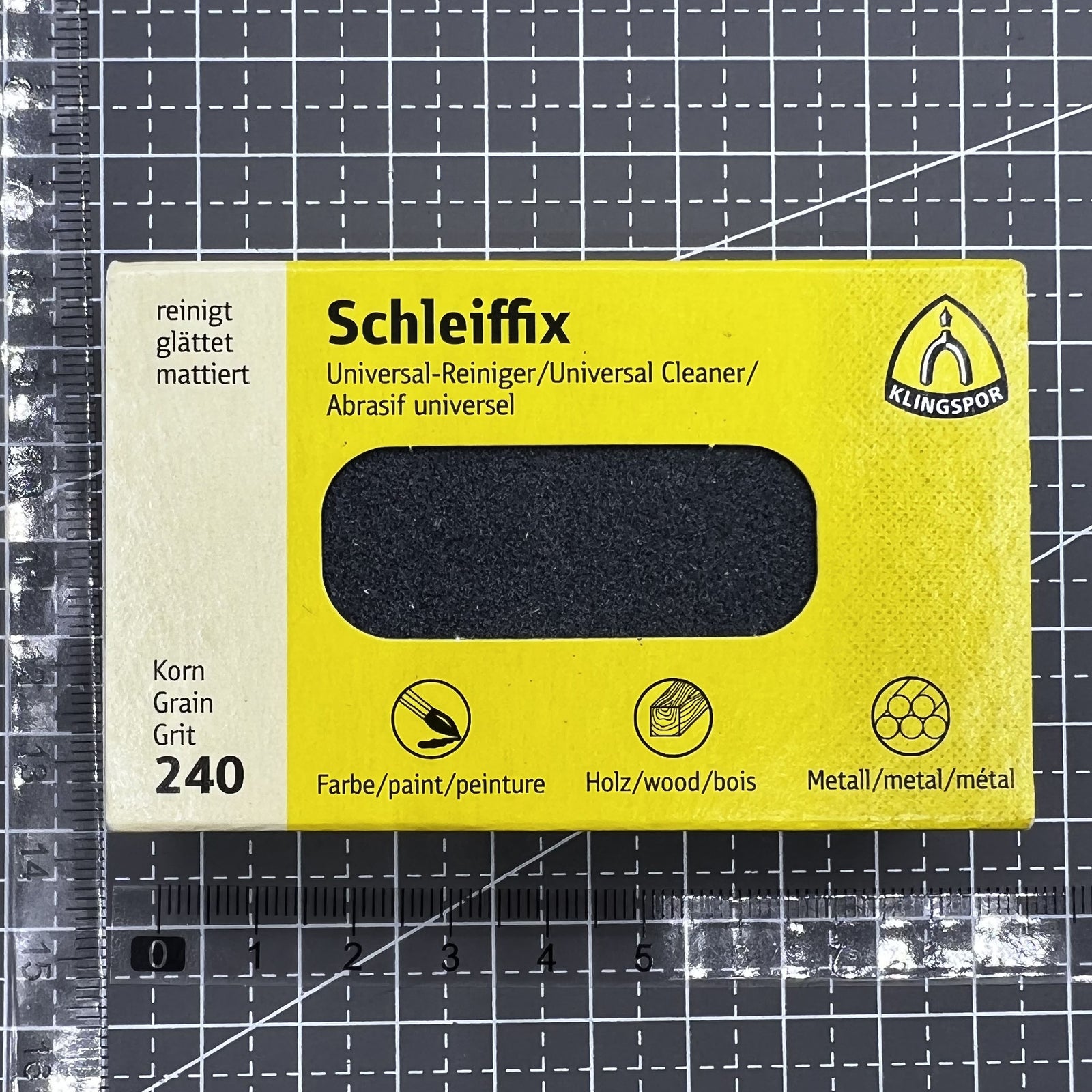 Klingspor Deutschland Schleifklotz polishing tool for watch accessories, model #5444-KL, precision cleaning aid.