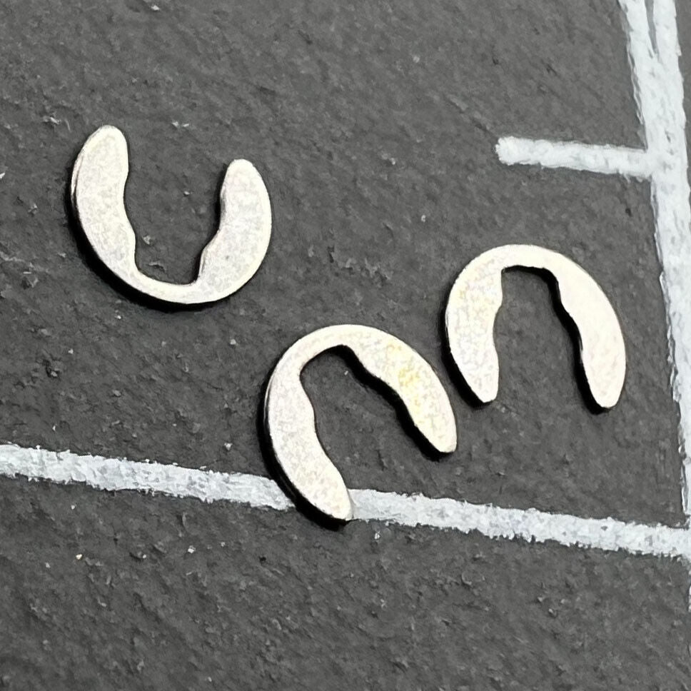 Set of 3 watch week opening pusher clips for ETA2836, 2824, 2834 movements.