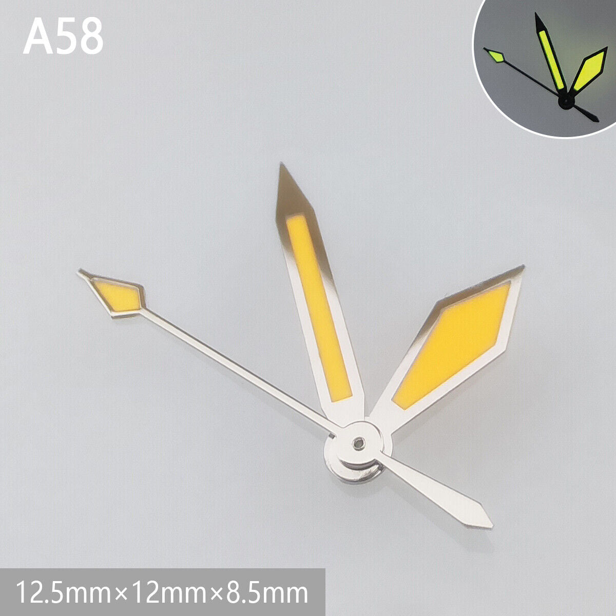 Accessories Watch Hands Green Luminous Suitable for NH35 NH36 Movement A50~A86