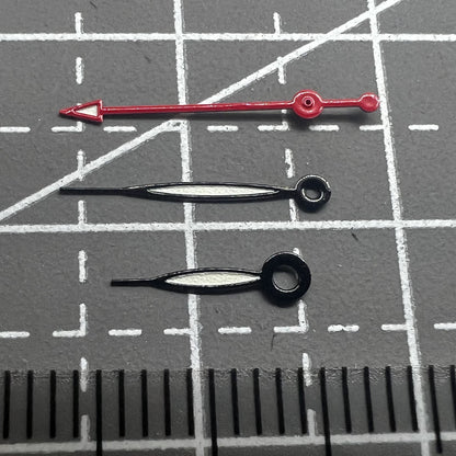 2 Sets/Pack 16mm grüne Lume Uhren Hände Set für Miyota 2035 2115 2105 2305