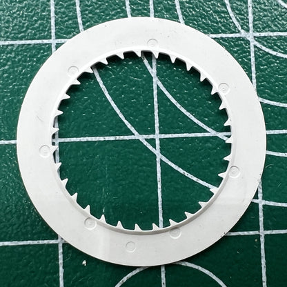 White date disk wheel for NH35 NH36 watch movements showing date at 6 o'clock, ideal for watch repair - wholesale lot.