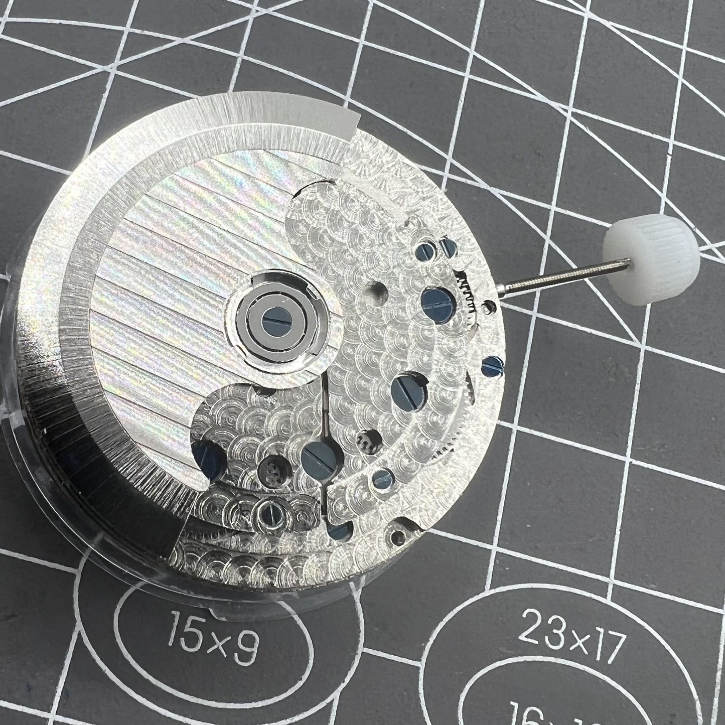 Automatisches mechanisches Uhrwerk Shanghai Doppelte offene Unruh bei 6 Uhr