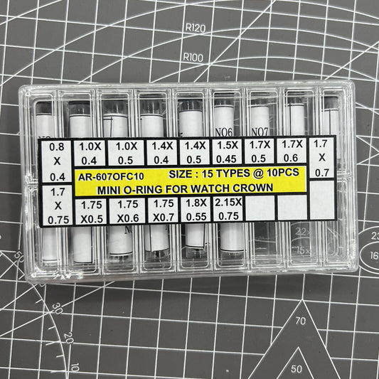 Glass Crystal Waterproof Mini O-ring watch crown seal gasket AR-607OFC10 for secure waterproofing