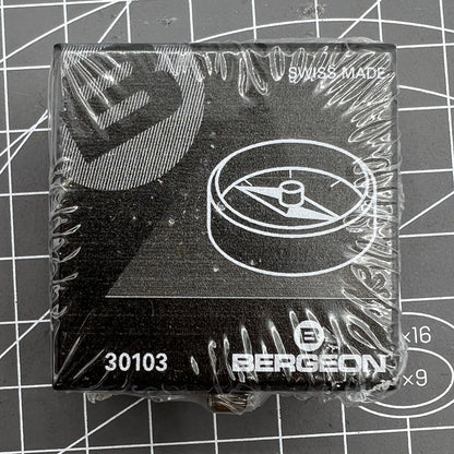 Bergeon 30103 Präzisionskompass in Hartholzbox, 13 mm, zur Erkennung von Magnetismus 
