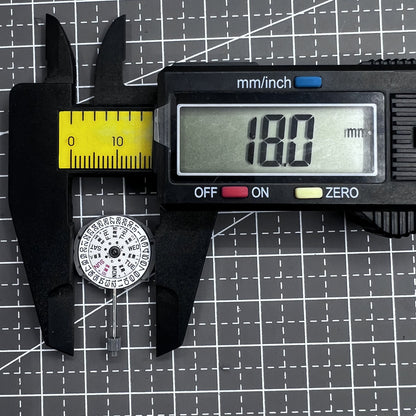 Japan Miyota GL02 quartz watch movement with day-date function, replacement for GL00 model by Miyota.