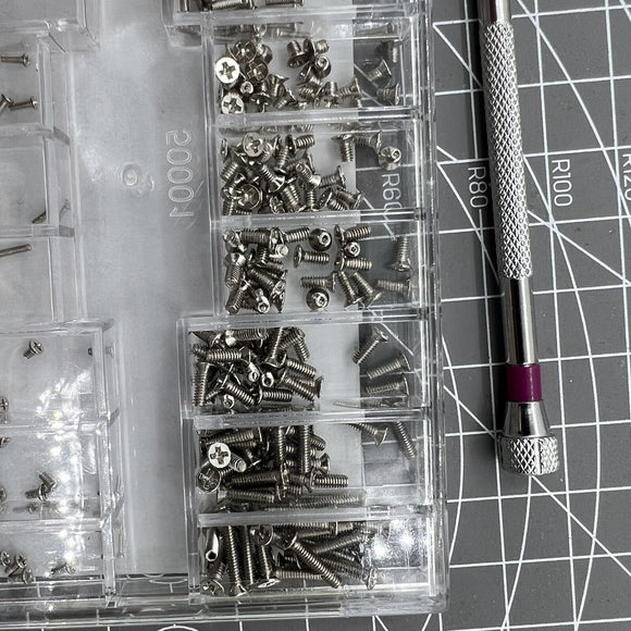 18 Specification Screws Fixing Screws Jewelry Glass Watch Repair Part Assorment