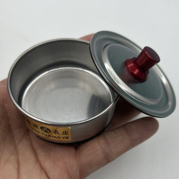 69mm Stainless Steel Watch Oil Benzine Cup with Anti-Leak Cover Watchmakers Tool