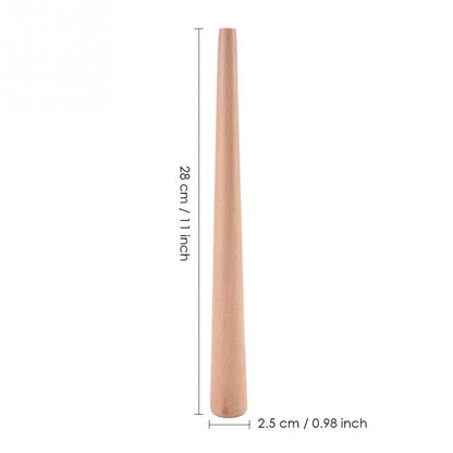 Outil de fabrication de bagues conique en bois pour la fabrication de bagues, tailles