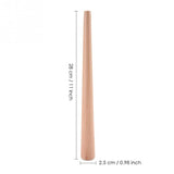 Wood Tapered Mandrel Ring Stick Tool for Finger Ring Jewelry Rings Making Sizes