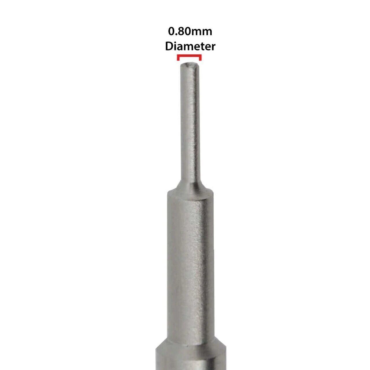 Bergeon 6767-BF stainless steel pointed end tip for spring bar tool, precise watch strap repair accessory