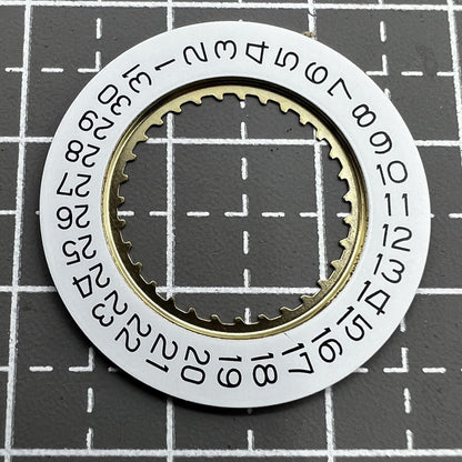 White Date Disk Wheel Date Wheel Date At 4 for MovementRonda 5040D 5030D