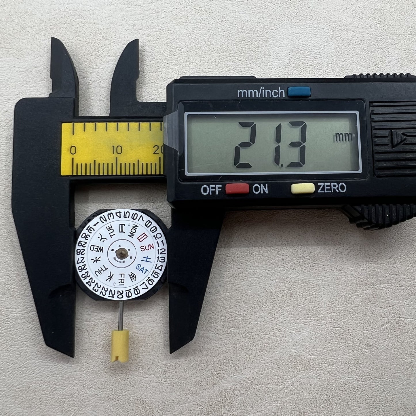 Seiko Japan 7N36C quartz watch movement for precise timekeeping in watch accessories.